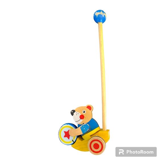 Melissa & Doug Other - Vintage Melissa & Doug Drumming Bear Push toy